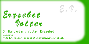 erzsebet volter business card